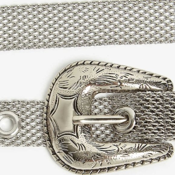 B-Low The Belt Baby Frank Mesh Belt (silver) (S) (NWT) main image 7